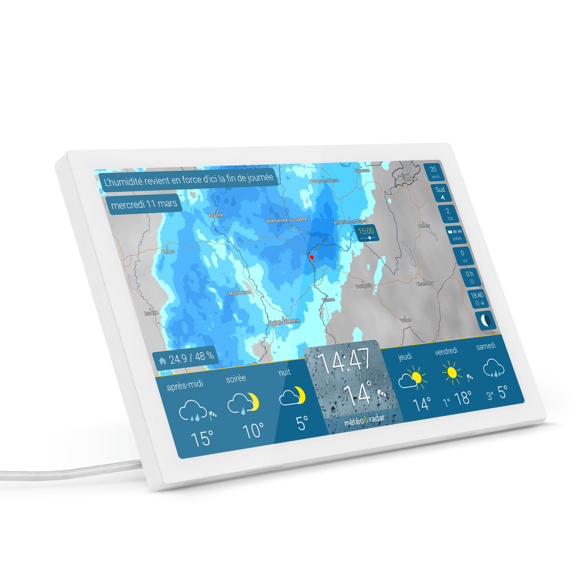 météo & radar home 4 (blanc)