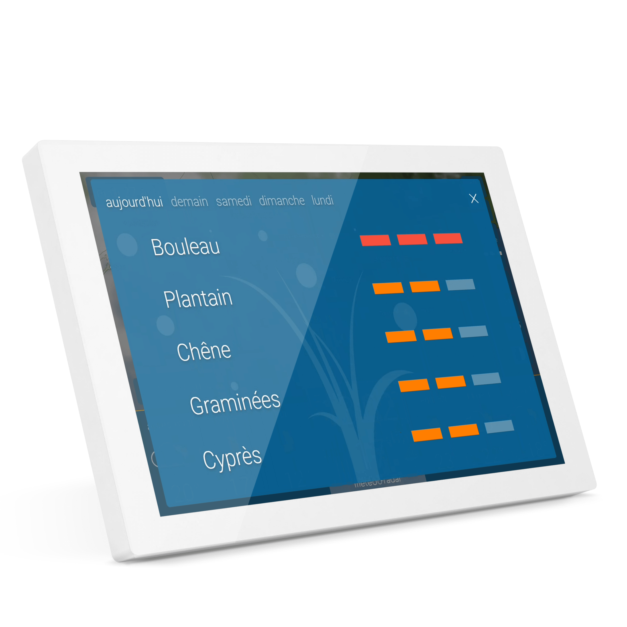 météo & radar home + kit de montage mural